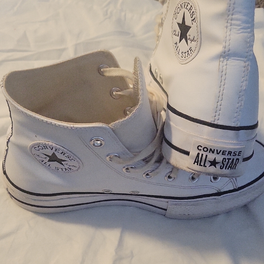 Converse All Star White High-Top Sneakers